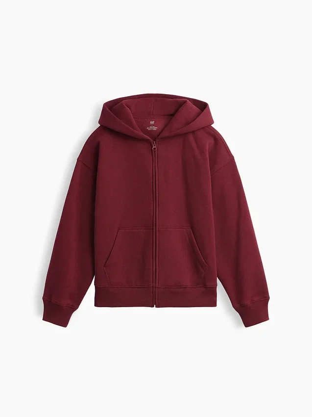 Sweat à capuche zippé ample Vintagesoft pour enfant