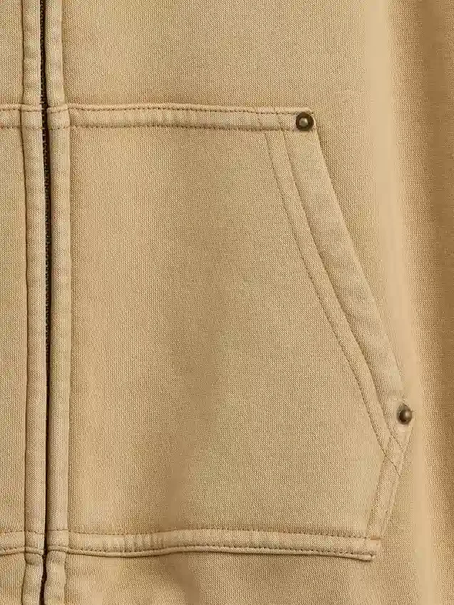 Sweat à capuche zippé ample Vintagesoft pour enfant