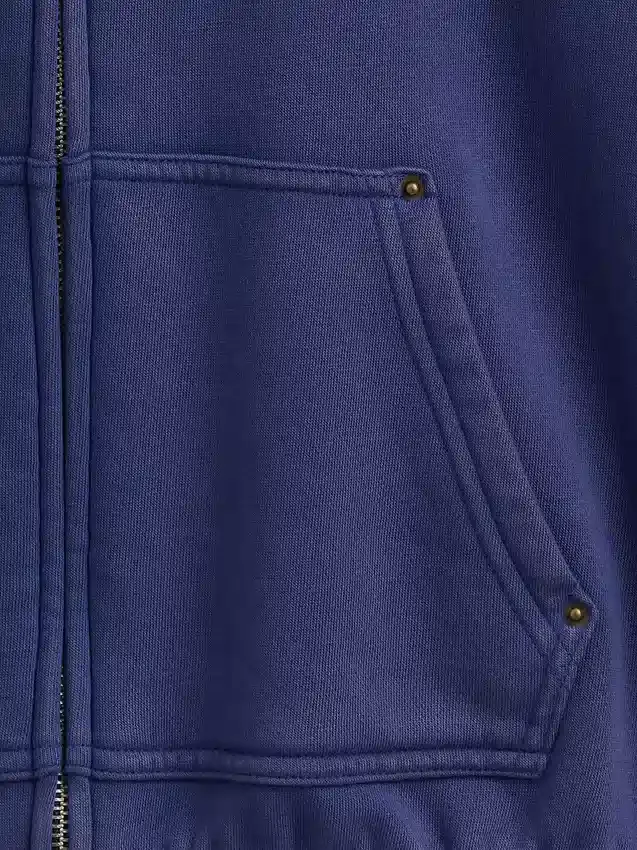 Sweat à capuche zippé ample Vintagesoft pour enfant