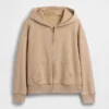Sweat à capuche zippé ample Vintagesoft pour enfant