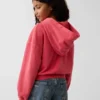 Sweat à capuche zippé à coupe oversize en molleton Vintagesoft pour enfants