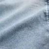 Sweat à capuche zippé en denim tricoté pour enfant