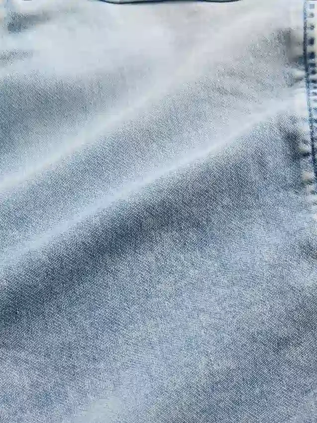Sweat à capuche zippé en denim tricoté pour enfant