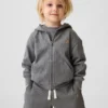 Sweat à capuche zippé en maille gaufrée pour Bébé & Enfant