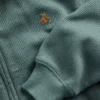Sweat à capuche zippé en maille gaufrée pour Bébé & Enfant