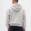 Sweat à capuche zippé en molleton français extra-épais pour adulte