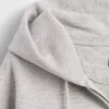 Sweat à capuche zippé en molleton français extra-épais pour adulte