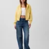 Sweat à capuche zippé en molleton Vintagesoft