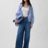 Sweat à capuche zippé en molleton Vintagesoft