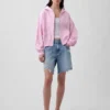 Sweat à capuche zippé en molleton Vintagesoft