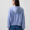 Sweat à capuche zippé en molleton Vintagesoft
