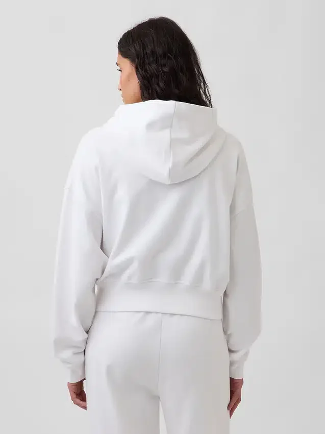 Sweat à capuche zippé en molleton Vintagesoft