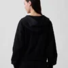 Sweat à capuche zippé en molleton Vintagesoft