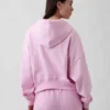 Sweat à capuche zippé en molleton Vintagesoft