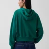 Sweat à capuche zippé en molleton Vintagesoft