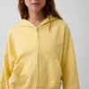 Sweat à capuche zippé en molleton Vintagesoft