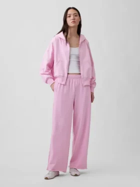 Pantalon de survêtement à jambes larges en molleton Vintagesoft