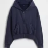 Sweat à capuche zippé en molleton Vintagesoft