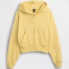 Sweat à capuche zippé en molleton Vintagesoft
