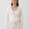 Sweat à capuche zippé oversize en maille « Shaker » CashSoft