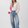 Sweat à capuche zippé oversize en maille « Shaker » CashSoft