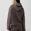 Sweat à capuche zippé oversize en maille « Shaker » CashSoft