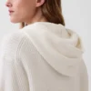 Sweat à capuche zippé oversize en maille « Shaker » CashSoft
