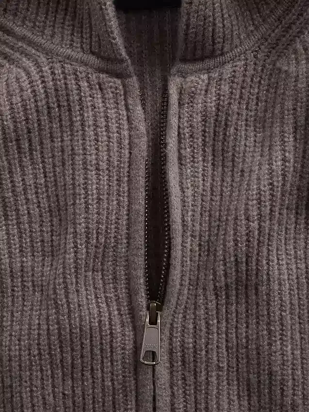 Sweat à capuche zippé oversize en maille « Shaker » CashSoft