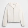 Sweat à capuche zippé oversize en maille « Shaker » CashSoft