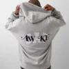 Sweat à capuche zippé oversize épais GAP × Awake Ny avec logo