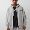 Sweat à capuche zippé oversize épais GAP × Awake Ny avec logo