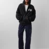Sweat à capuche zippé oversize épais GAP × Awake Ny avec logo