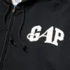 Sweat à capuche zippé oversize épais GAP × Awake Ny avec logo
