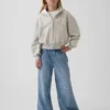 Sweat à capuche zippé oversize pour enfant avec logo Vintagesoft