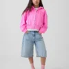 Sweat à capuche zippé oversize pour enfant avec logo Vintagesoft