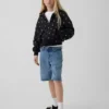 Sweat à capuche zippé oversize pour enfant avec logo Vintagesoft