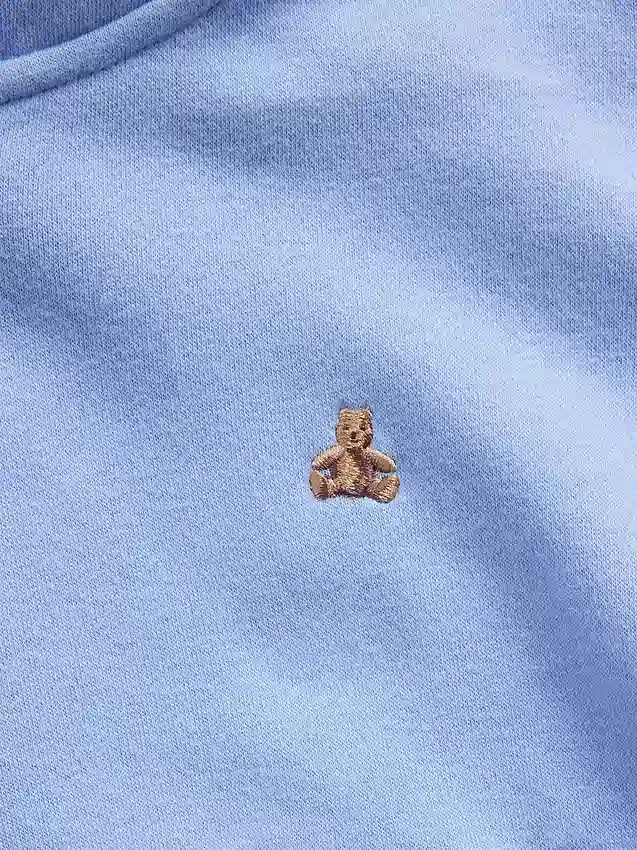 Sweat à capuche zippé oversize pour enfant avec logo Vintagesoft