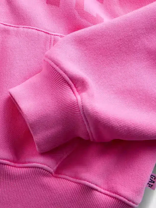 Sweat à capuche zippé oversize pour enfant avec logo Vintagesoft