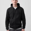 Sweat à capuche zippé pour adulte Vintagesoft Arch Logo