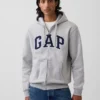 Sweat à capuche zippé pour adulte Vintagesoft Arch Logo