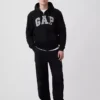 Sweat à capuche zippé pour adulte Vintagesoft Arch Logo