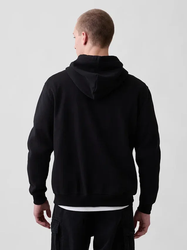 Sweat à capuche zippé pour adulte Vintagesoft Arch Logo