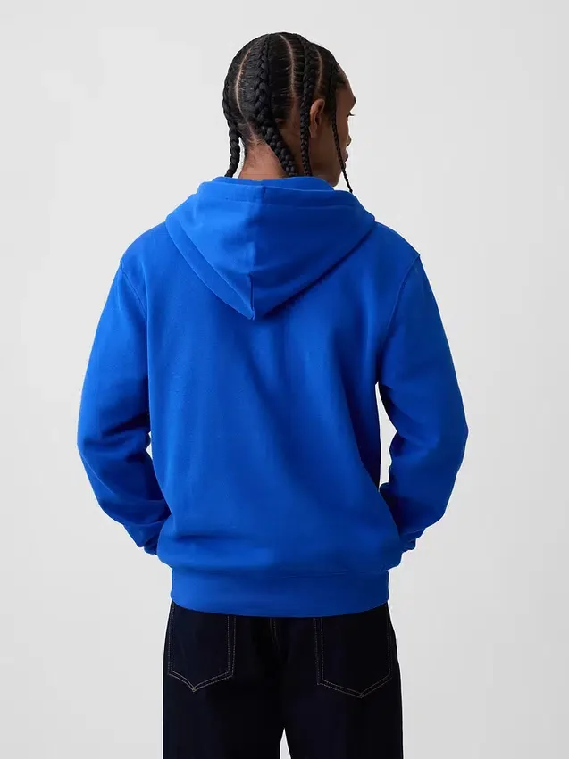 Sweat à capuche zippé pour adulte Vintagesoft Arch Logo