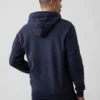Sweat à capuche zippé pour adulte Vintagesoft Arch Logo