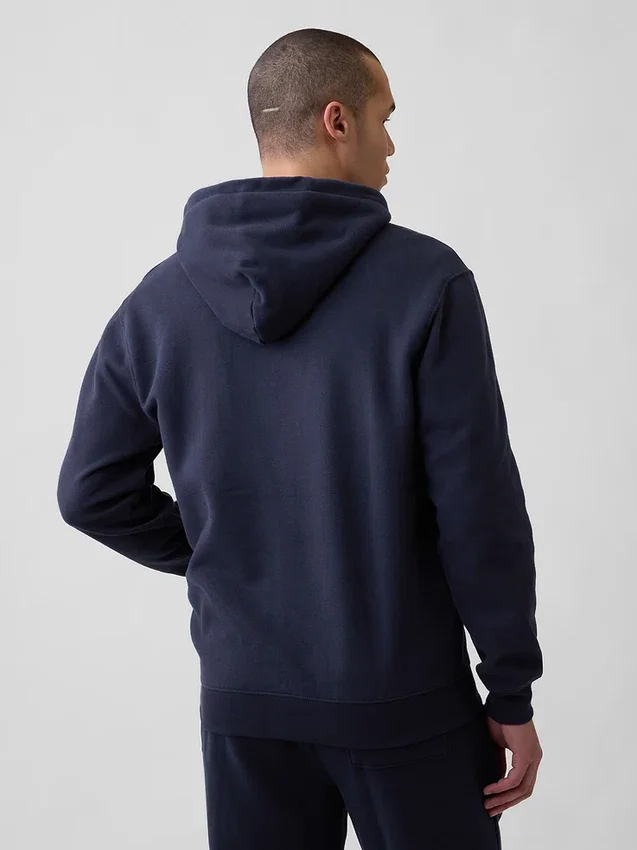 Sweat à capuche zippé pour adulte Vintagesoft Arch Logo