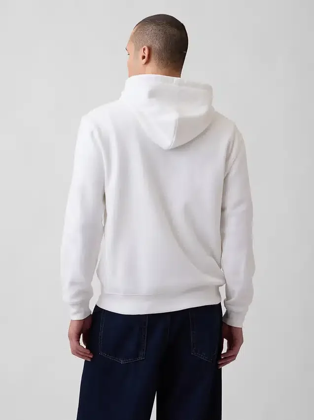 Sweat à capuche zippé pour adulte Vintagesoft Arch Logo