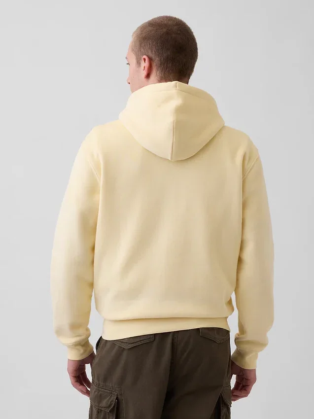 Sweat à capuche zippé pour adulte Vintagesoft Arch Logo