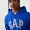 Sweat à capuche zippé pour adulte Vintagesoft Arch Logo