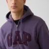 Sweat à capuche zippé pour adulte Vintagesoft Arch Logo