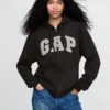 Sweat à capuche zippé pour adulte Vintagesoft Arch Logo